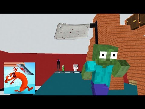 Monster School: Run Sausage Run Challenge - Minecraft Animation