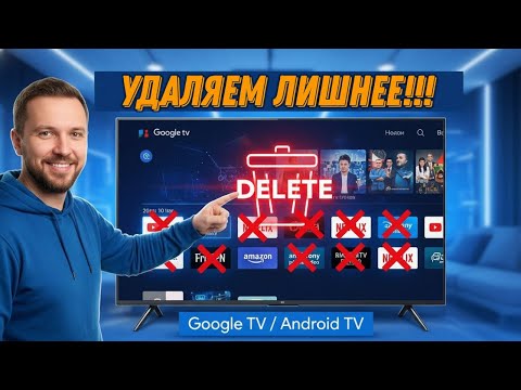 Как удалить любые предустановленные приложения на телевизоре с Google TV и Android TV
