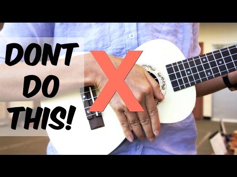 How To Hold The Ukulele - Ukulele School