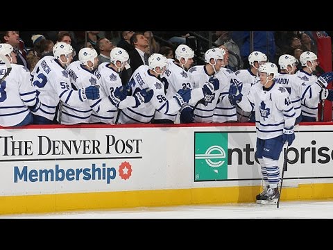 Tyler Bozak tallies hat trick against the Avs