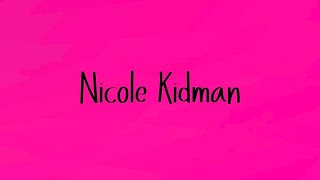 Cover art for Nicole Kidman