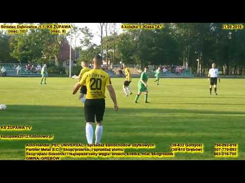 Skrót meczu: Strzelec Dąbrowica - KS Żupawa (01.09.2019) Klasa "A" / 5.kolejka