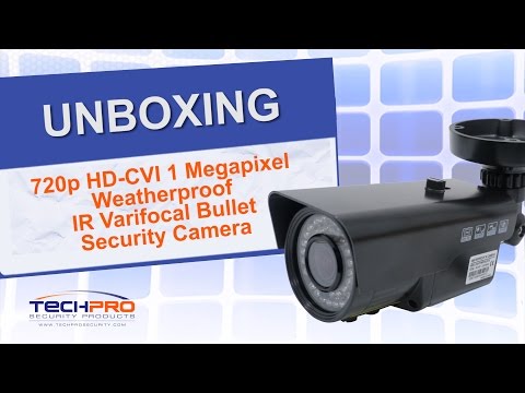 Unboxing - 720p HD-CVI 1 Megapixel Weatherproof IR Varifocal Bullet Security Camera