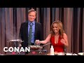Giada De Laurentiis and Conan Make Chocolate.