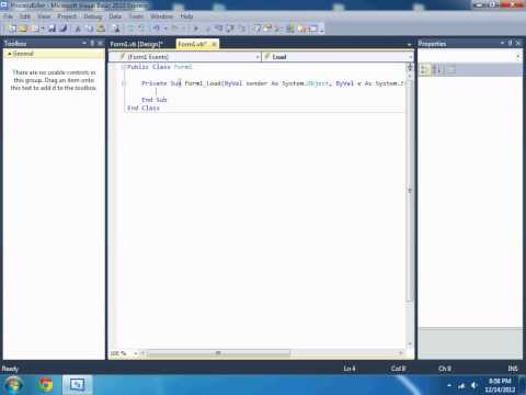 Beginners Visual Basic Studio Tutorial Simple Process Killer
