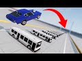 JUMPING OVER 100 BUSES! (BeamNG Drive)