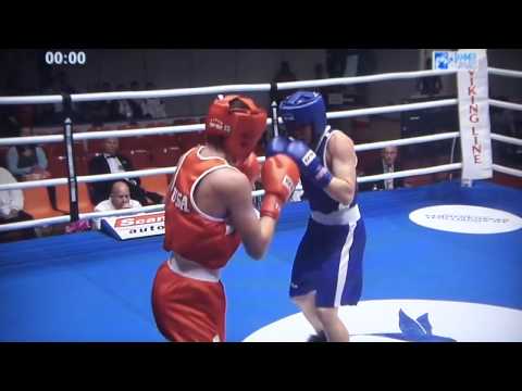 Mikaela Mayer vs Mira Potkonen at the Tammer Turnaus Gold medal finals in Finland  10-19-14