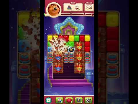 TOON BLAST level 2486 no powerups