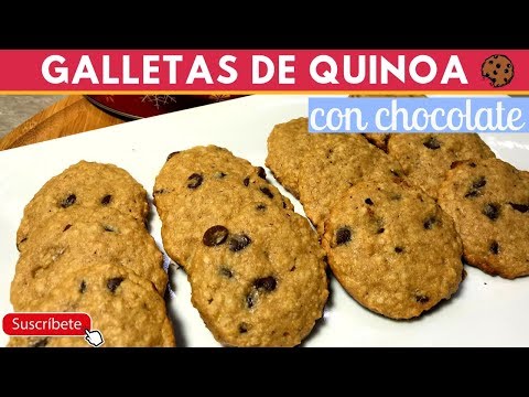 Galletas de Quinoa con chocolate | Cocina de Addy