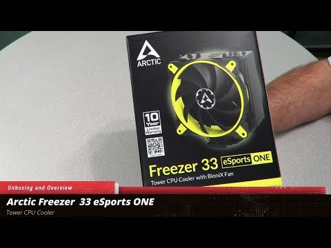 Arctic Freezer 33 eSport One (Yellow) Unboxing and Overview