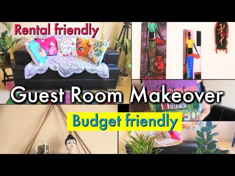 Budget Friendly Guestroom MAKEOVER | Bedroom Makeover Aesthetic | Indian Petmom | Interior Design
