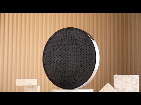 Hotbath M620 wand inbouw hoofddouche 30cm 2 functies - gepolijst zwart PVD