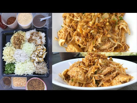 (A Sone Thote) Traditional Burmese Noodle Salad Combo | Street Food
