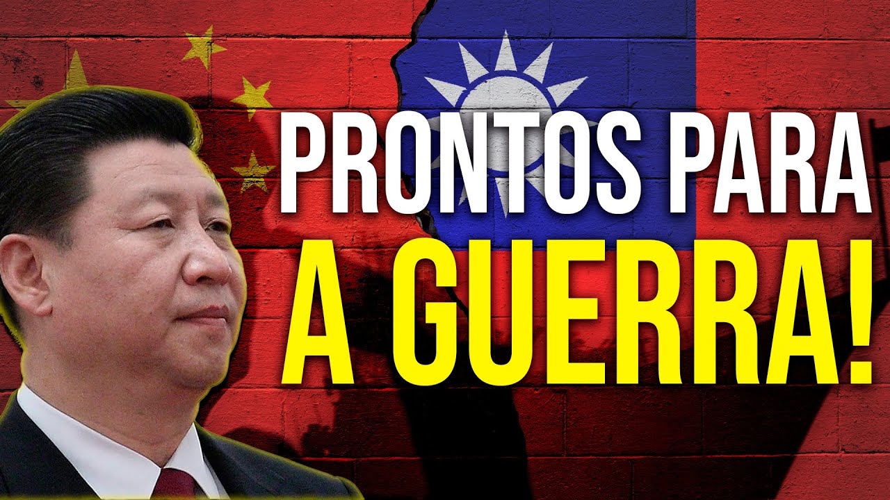 CHINA aumenta a ameaça militar a TAIWAN e se prepara para a GUERRA