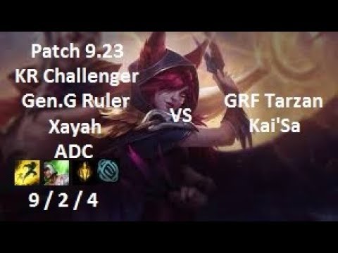 Gen G Ruler - Xayah vs Kai'Sa - GRF Tarzan - KR Challenger 1179 LP