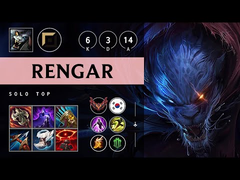Rengar Top vs Camille - KR Grandmaster Patch 25.19