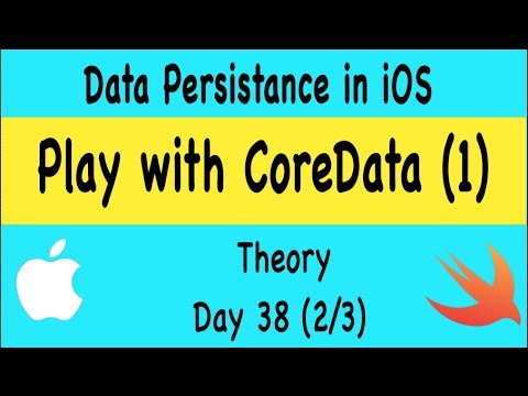 Play with CoreData - CoreData Tutorial- Day 38 (2/3)