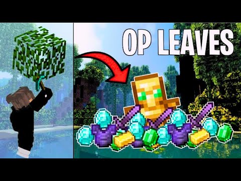 Insane Minecraft loot from leaves?! 😱