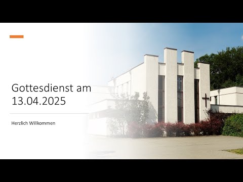 Thumbnail for Gottesdienst am 13.4.2025