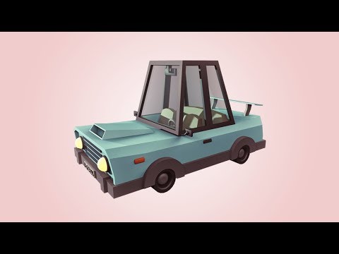 3D Modeling: Design a Cartoon Car (beginner) | Freepik course trailer_ENG