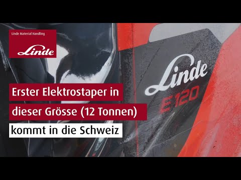 Elektroschwerstapler E120 Ankunft Schweiz 2024