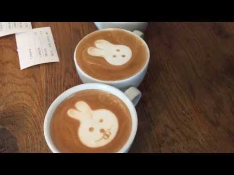 拿鐵藝術：如何製作復活節兔子？ (Latte art: how to make an easter bunny)