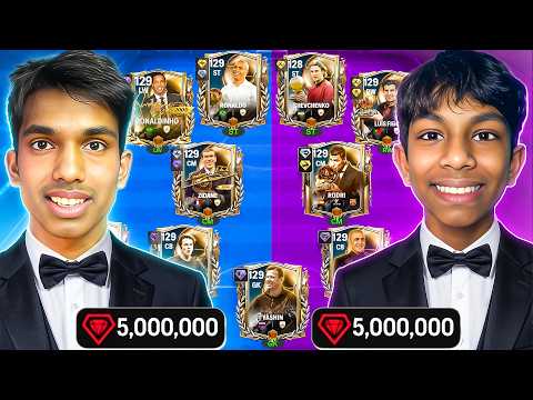5 MILLION vs. 5 MILLION GEMS Pack Opening! Packed SIX BALLON D'OR 124s!
