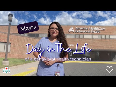 Day in the Life of a Behavioral Health Technician - Mayra at Adventist HealthCare Maryland