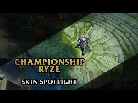 ► Championship Ryze ◀ League of Legends ▂ Skin Spotlight