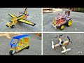 DIY 4 Amazing Toys Jet Airplane Matchbox Tractor Mini Rc Drone Matchbox Tuk Tuk Rickshaw