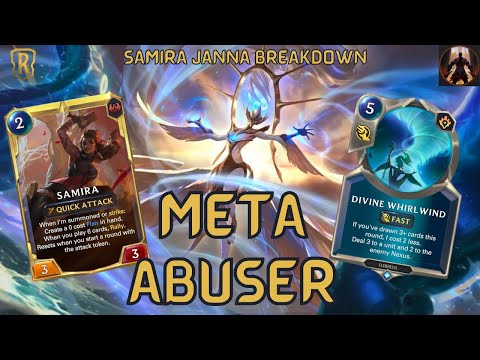 Abusing Janna Samira Burn To Get Free LP | Standard | Legends of Runeterra