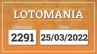Capa de LOTOMANIA 2291