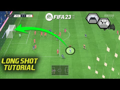 FIFA 23 LONG SHOT TUTORIAL - HOW TO SCORE GOALS FROM LONG RANGE IN FIFA 23