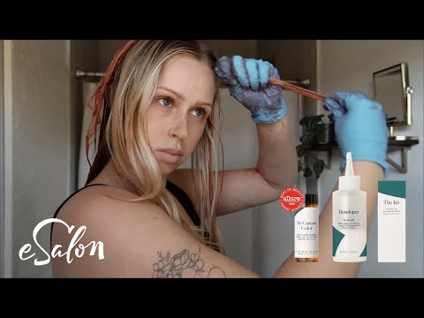 How to dye your BLONDE hair RED (the correct way) | Rutele