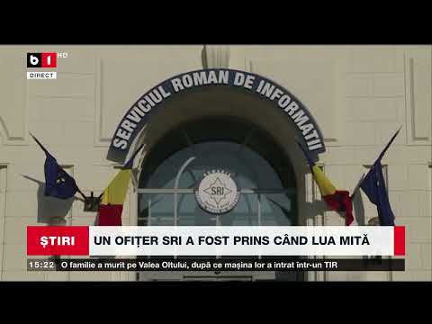 UN OFIȚER SRI A FOST PRINS CÂND LUA MITĂ_Știri B1_22 aug 2022
