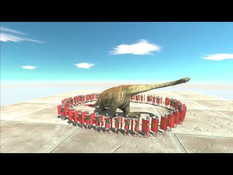 50 ROMANUS SPEAR VS ALL UNITS - Animal Revolt Battle Simulator