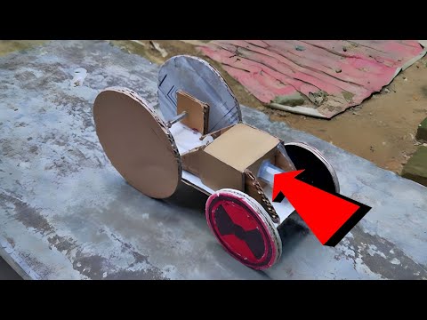 How to Make an Atmospheric Pressure Powered Car Air Pressure Powered Car Science Project free energy