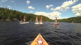preview picture of video 'Stand Up Paddling at Nøklevann'