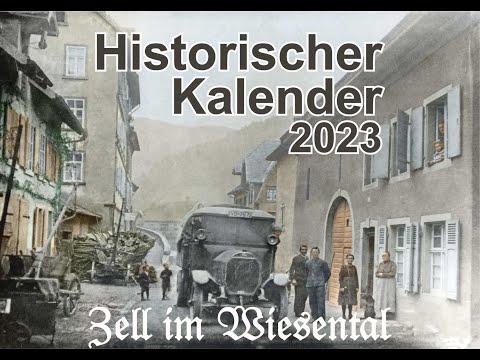 Zell -anno dazumal- historischer Kalender von Zell für 2023