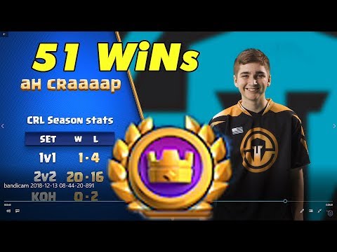 AH CRAAAAP 51 wins  Gameplay Global tournaments  Clash Royale