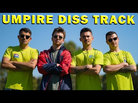 AFL UMPIRE DISS TRACK (AFL PARODY SONG)