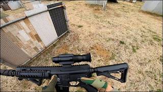 Shooting from the Shadows《M4PatriotHC AIRSOFT GAMEPLAY》