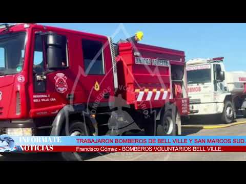 INCENDIO FORESTAL ENTRE BELL VILLE Y MONTE LEÑA. #noticias #bomberos #incendioflorestal #alegria #tv
