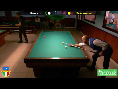 Ruocco vs Scaramuzzi - Ottavi Camp.ITA Biathlon 2017/18 Accademia del Biliardo Terni 15-16/9/2018