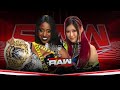 Naomi Vs Iyo Sky Women S World Championship Full Match WWE RAW Highlights Today