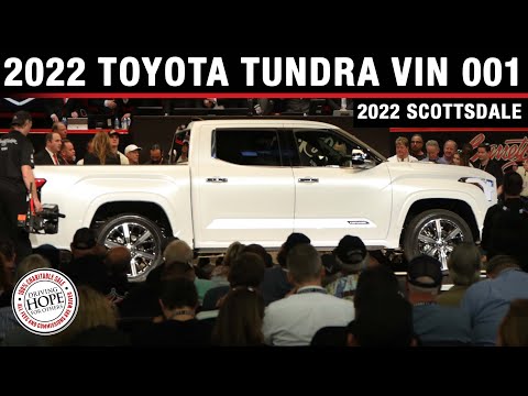 CHARITY SALE - 2022 Toyota Tundra Capstone VIN 001 - BARRETT-JACKSON 2022 SCOTTSDALE
