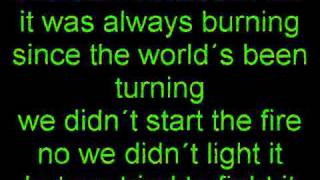 Billy Joel We didn´t start the fire Lyrics (on Screen)