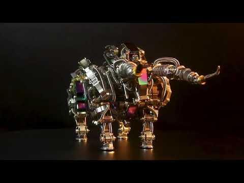 Bộ Mô Hình Kim Loại 3D DIY - Bò Cơ Khí