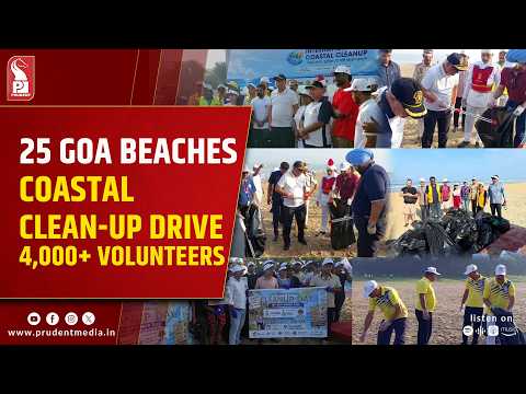 Over 4,000 Volunteers Join Coast Guards to Clean Goa’s Coastline