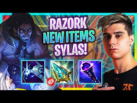 RAZORK TRIES SYLAS JUNGLE WITH NEW ITEMS! *Preseason 2023* - FNC Razork Plays Sylas Jungle!